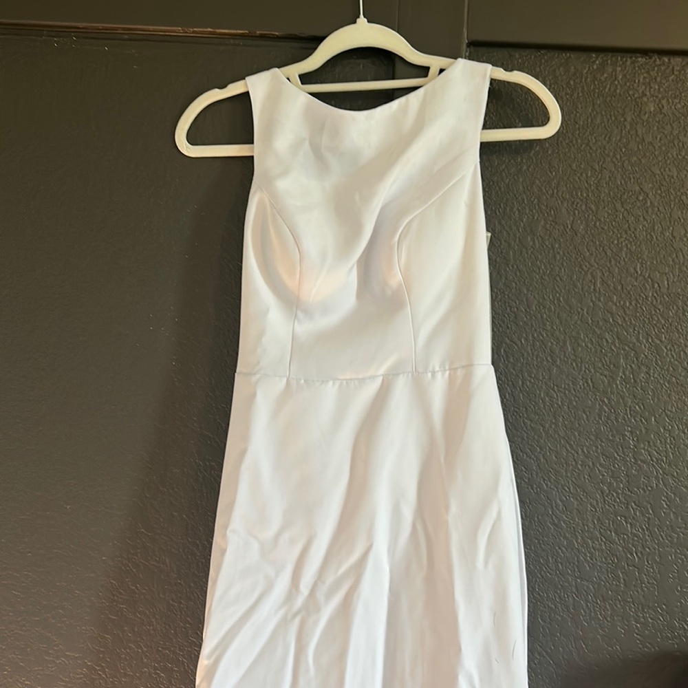 Long white dress